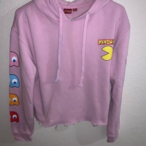 Cropped PacMan hoodie